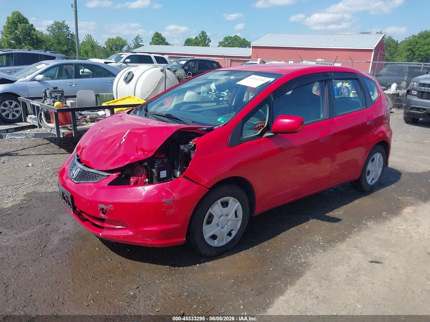2013 Honda Fit VIN JHMGE8G39DC067360 IAAI salvage auction — FRONT END, Salvage Title, sold $1,375 on 2026-07-07 (photo 2)