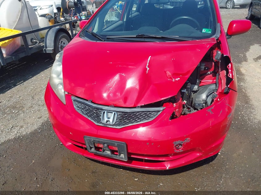 2013 Honda Fit VIN JHMGE8G39DC067360 IAAI salvage auction — FRONT END, Salvage Title, sold $1,375 on 2026-07-07 (photo 6)