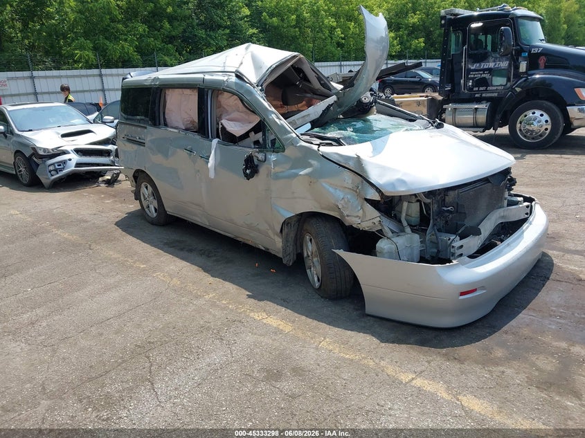 2015 Nissan Quest VIN JN8AE2KP4F9125460 IAAI salvage auction — ALL OVER, Clear (Michigan), sold $550 on 2026-07-20 (photo 1)