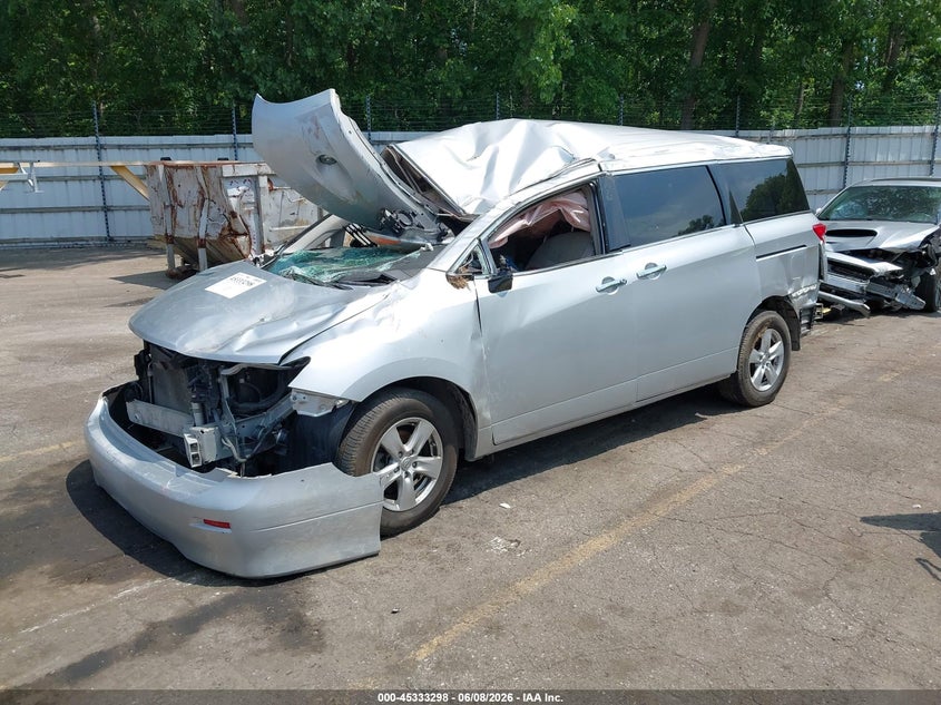 2015 Nissan Quest VIN JN8AE2KP4F9125460 IAAI salvage auction — ALL OVER, Clear (Michigan), sold $550 on 2026-07-20 (photo 2)