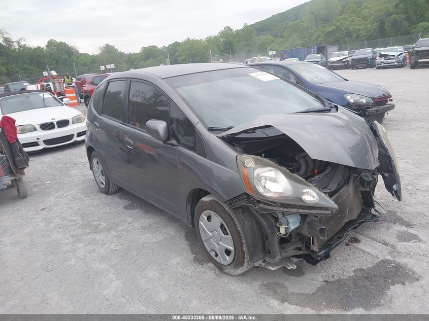 2013 Honda Fit VIN JHMGE8G35DC048739 IAAI salvage auction — FRONT END, Salvage Title, sold $425 on 2026-07-07 (photo 1)