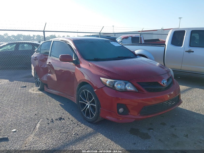 2012 Toyota Corolla VIN 5YFBU4EE3CP058249 IAAI salvage auction — SIDE, Salvage (Mississippi), sold $1,500 on 2026-07-16 (photo 1)