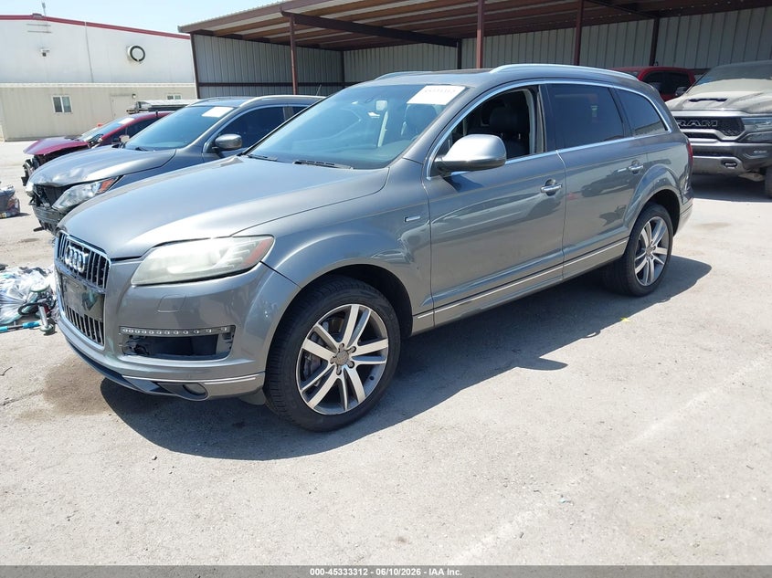 2014 Audi Q7 VIN WA1LGAFE6ED020569 IAAI salvage auction — FRONT END, Salvage (California), sold $2,250 on 2026-07-29 (photo 2)