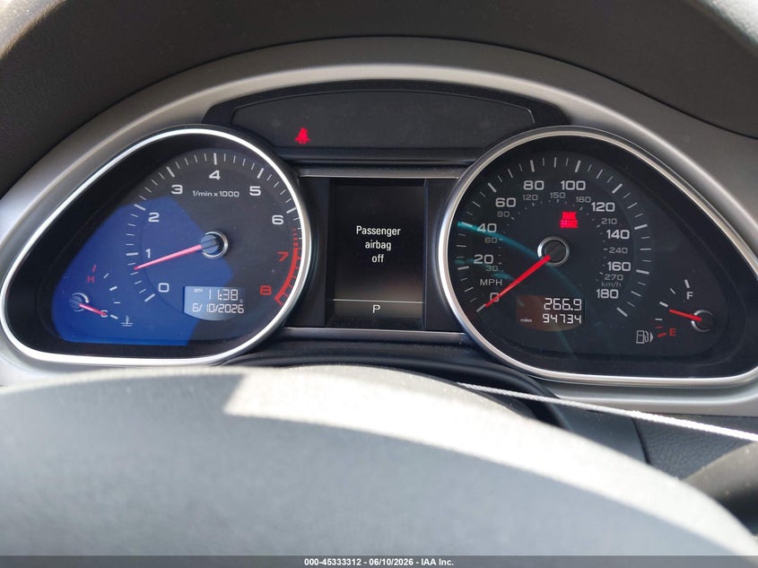 2014 Audi Q7 VIN WA1LGAFE6ED020569 IAAI salvage auction — FRONT END, Salvage (California), sold $2,250 on 2026-07-29 (photo 7)