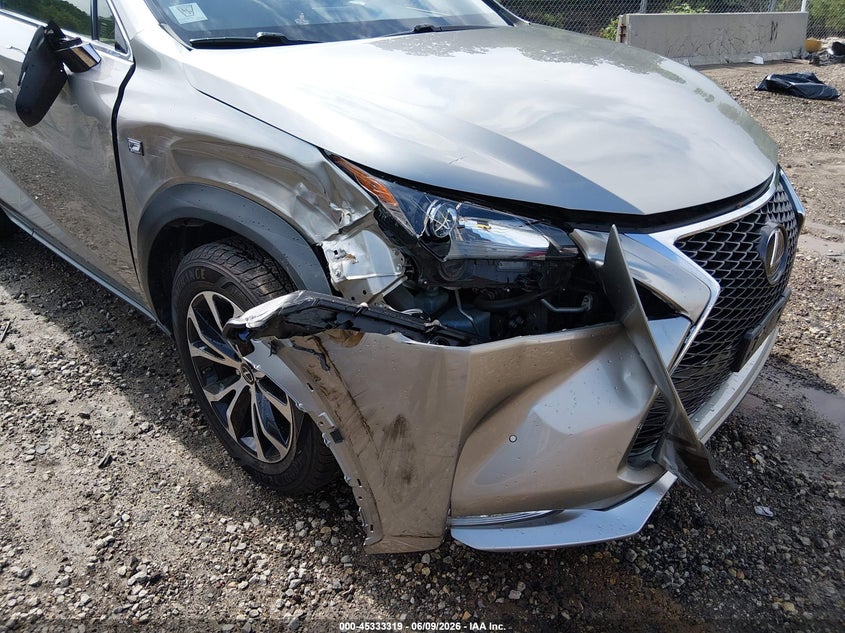 2015 Lexus Nx VIN JTJBARBZ3F2028701 IAAI salvage auction — RIGHT FRONT, Salvage (Illinois), sold $7,400 on 2026-07-29 (photo 6)