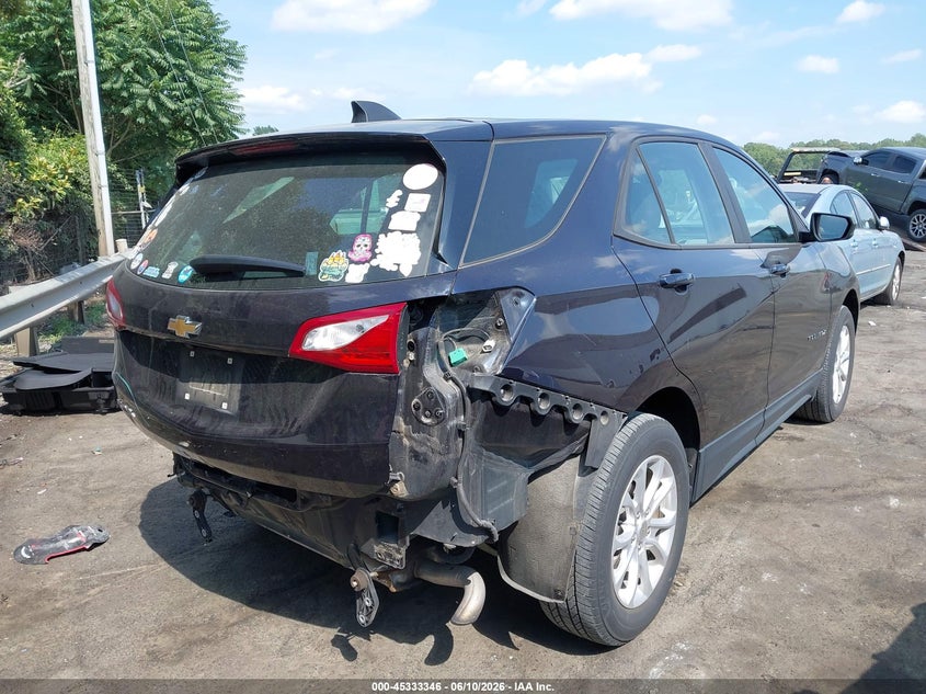 2020 Chevrolet Equinox VIN 3GNAXHEV7LS555812 IAAI salvage auction — REAR END, Salvage (North Carolina), sold $3,000 on 2026-08-01 (photo 4)