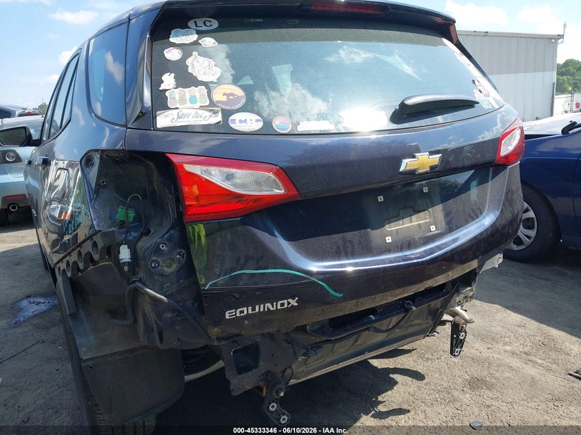 2020 Chevrolet Equinox VIN 3GNAXHEV7LS555812 IAAI salvage auction — REAR END, Salvage (North Carolina), sold $3,000 on 2026-08-01 (photo 6)