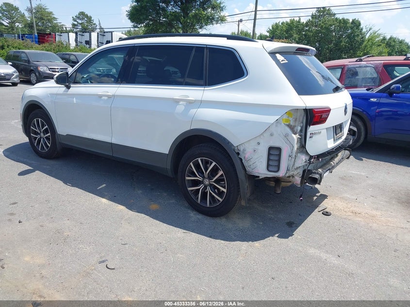 2019 Volkswagen Tiguan VIN 3VV3B7AXXKM199152 IAAI salvage auction — REAR END, Salvage Title, sold $4,700 on 2026-09-03 (photo 3)