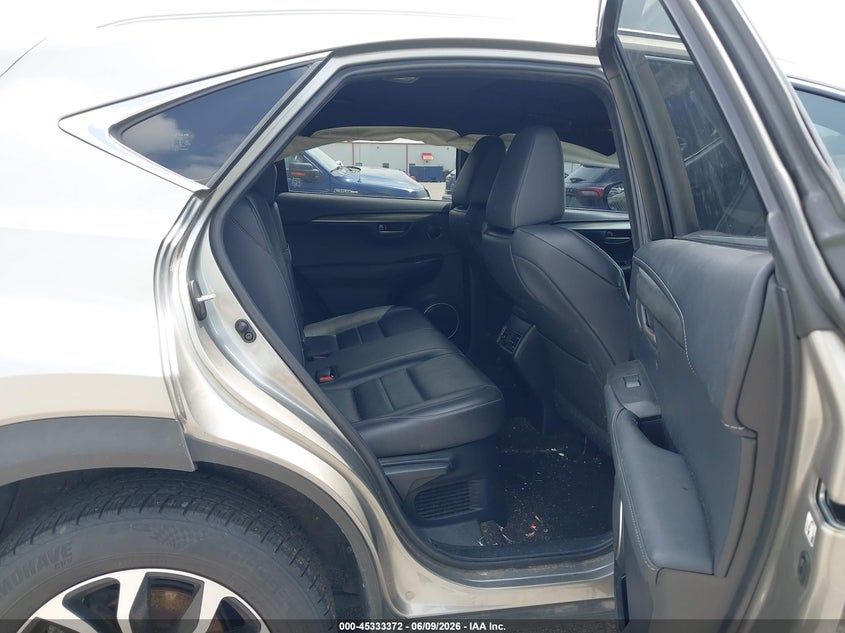 2015 Lexus Nx VIN JTJBARBZ5F2022625 IAAI salvage auction — LEFT FRONT, Clear (Indiana), sold $5,950 on 2026-07-30 (photo 8)