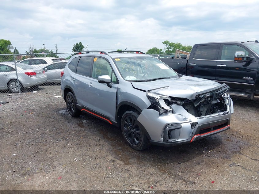 2023 Subaru Forester VIN JF2SKAJC9PH515321 IAAI salvage auction — FRONT END, Salvage Title, sold $5,700 on 2026-07-28 (photo 1)