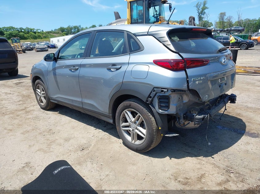 2021 Hyundai Kona VIN KM8K1CAA7MU719478 IAAI salvage auction — REAR END, Salvage Title, sold $4,400 on 2026-07-16 (photo 3)