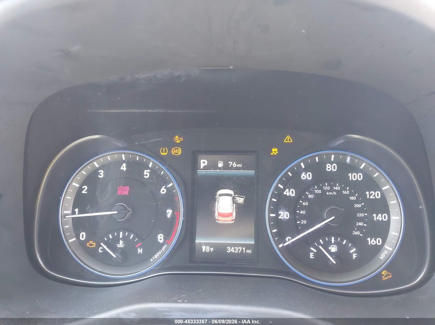 2021 Hyundai Kona VIN KM8K1CAA7MU719478 IAAI salvage auction — REAR END, Salvage Title, sold $4,400 on 2026-07-16 (photo 7)