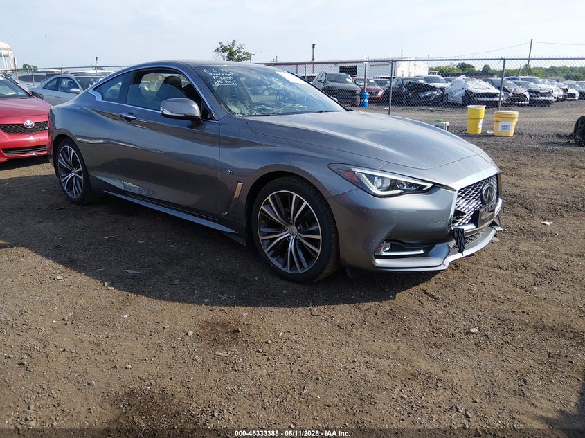 2019 Infiniti Q60 VIN JN1EV7EL7KM291484 — IAAI salvage auction photo