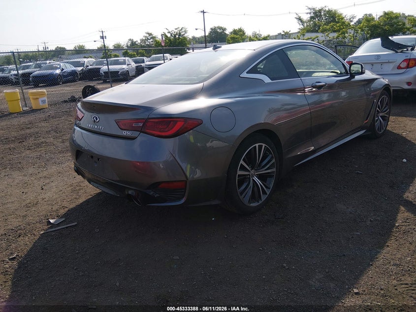 2019 Infiniti Q60 VIN JN1EV7EL7KM291484 IAAI salvage auction — LEFT SIDE, Salvage (New Jersey), sold $7,825 on 2026-08-17 (photo 4)