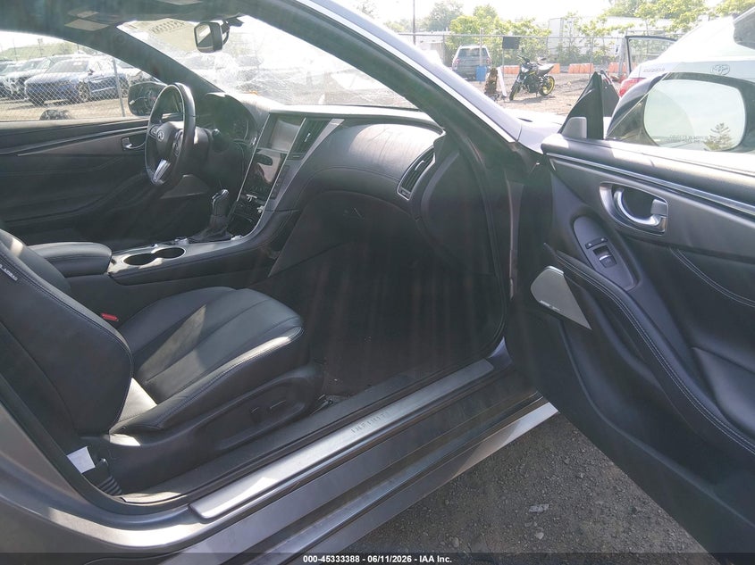 2019 Infiniti Q60 VIN JN1EV7EL7KM291484 IAAI salvage auction — LEFT SIDE, Salvage (New Jersey), sold $7,825 on 2026-08-17 (photo 5)
