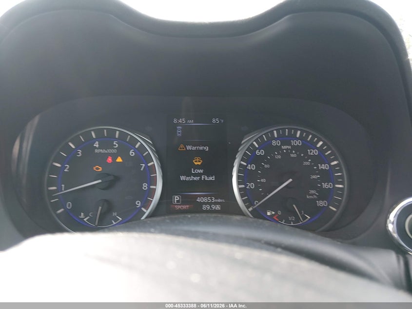 2019 Infiniti Q60 VIN JN1EV7EL7KM291484 IAAI salvage auction — LEFT SIDE, Salvage (New Jersey), sold $7,825 on 2026-08-17 (photo 7)