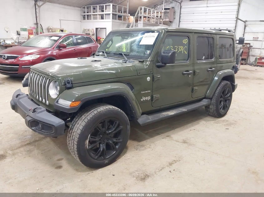 2023 Jeep Wrangler / VIN 1C4HJXEG6PW527966 IAAI salvage auction — REAR END, Salvage Title, sold $11,200 on 2026-07-10 (photo 2)