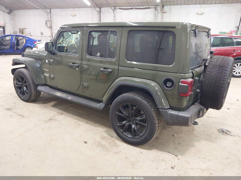 2023 Jeep Wrangler / VIN 1C4HJXEG6PW527966 IAAI salvage auction — REAR END, Salvage Title, sold $11,200 on 2026-07-10 (photo 3)