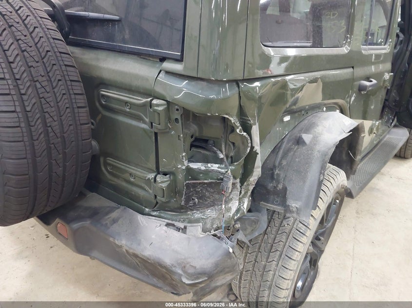 2023 Jeep Wrangler / VIN 1C4HJXEG6PW527966 IAAI salvage auction — REAR END, Salvage Title, sold $11,200 on 2026-07-10 (photo 6)