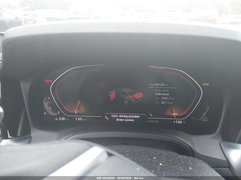 2019 BMW 3er VIN WBA5R1C50KFH14591 IAAI salvage auction — REAR END, Salvage Title, sold $6,400 on 2026-07-28 (photo 7)