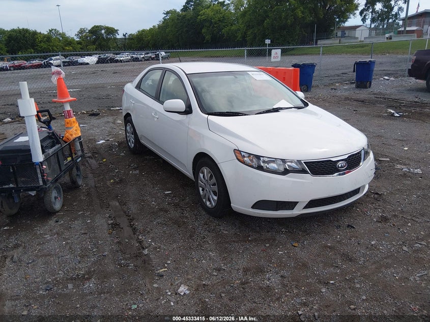 2012 Kia Forte VIN KNAFT4A2XC5553655 IAAI salvage auction — LEFT FRONT, Salvage Title, sold $950 on 2026-07-16 (photo 1)