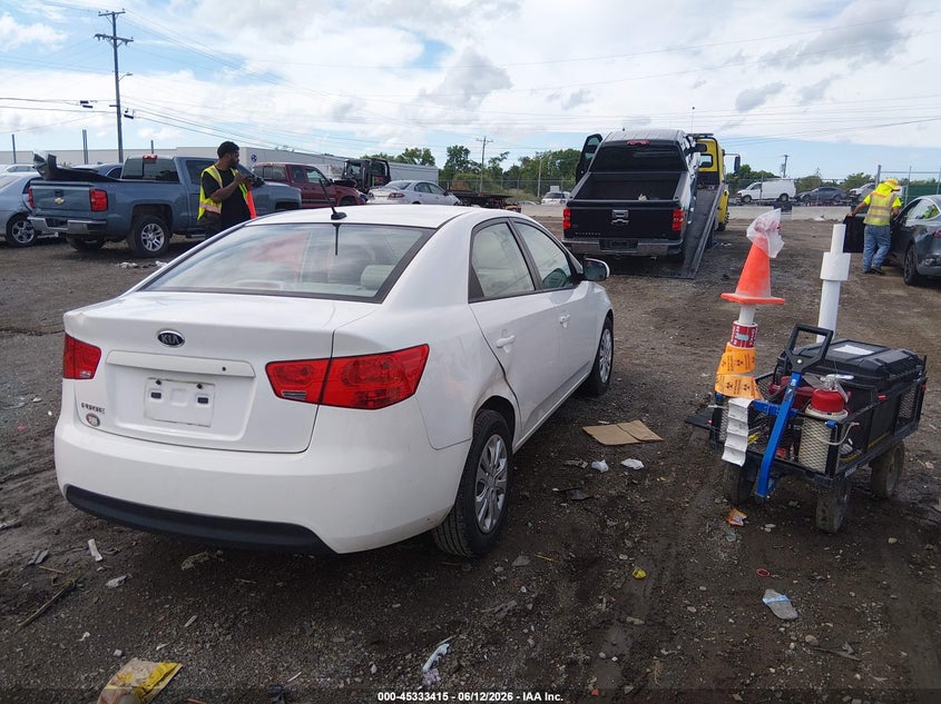 2012 Kia Forte VIN KNAFT4A2XC5553655 IAAI salvage auction — LEFT FRONT, Salvage Title, sold $950 on 2026-07-16 (photo 4)