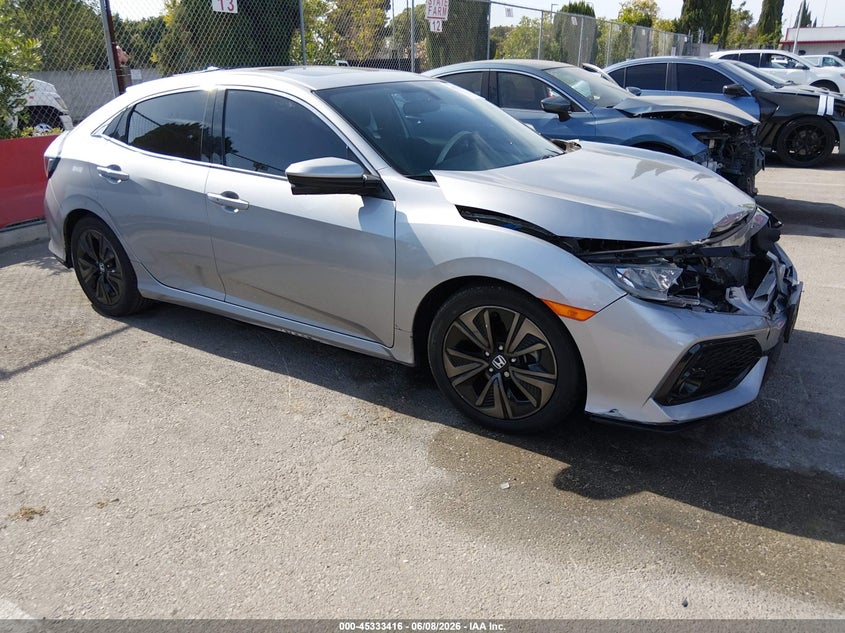 2018 Honda Civic VIN SHHFK7H55JU424420 IAAI salvage auction — FRONT END, Salvage Title, sold $6,750 on 2026-07-16 (photo 1)