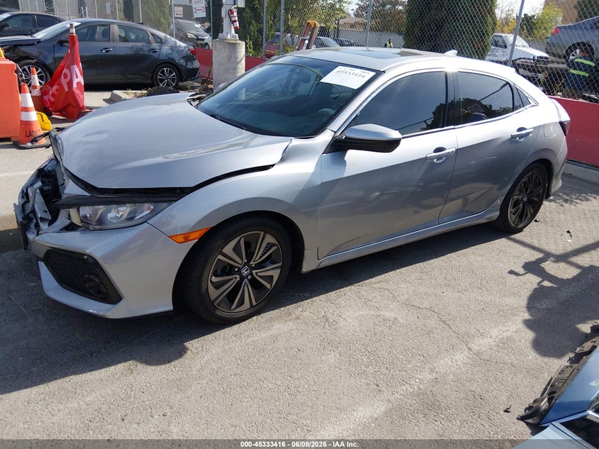2018 Honda Civic VIN SHHFK7H55JU424420 IAAI salvage auction — FRONT END, Salvage Title, sold $6,750 on 2026-07-16 (photo 2)