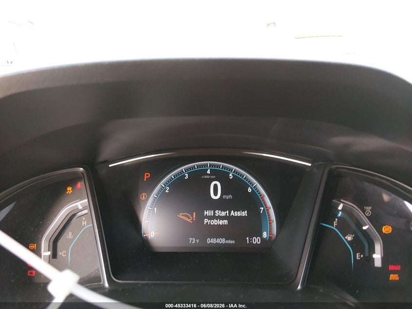 2018 Honda Civic VIN SHHFK7H55JU424420 IAAI salvage auction — FRONT END, Salvage Title, sold $6,750 on 2026-07-16 (photo 7)