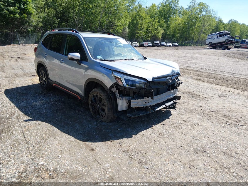 2021 Subaru Forester VIN JF2SKARC2MH489080 IAAI salvage auction — FRONT END, Salvage Title, sold $3,150 on 2026-07-12 (photo 1)