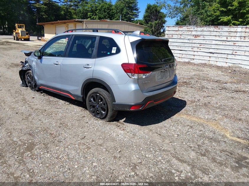 2021 Subaru Forester VIN JF2SKARC2MH489080 IAAI salvage auction — FRONT END, Salvage Title, sold $3,150 on 2026-07-12 (photo 3)