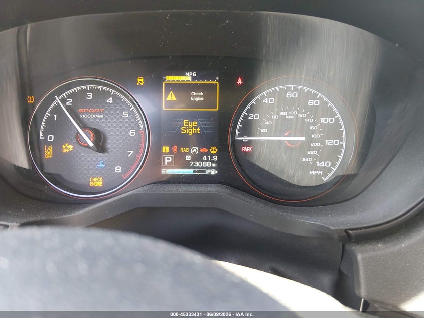 2021 Subaru Forester VIN JF2SKARC2MH489080 IAAI salvage auction — FRONT END, Salvage Title, sold $3,150 on 2026-07-12 (photo 7)