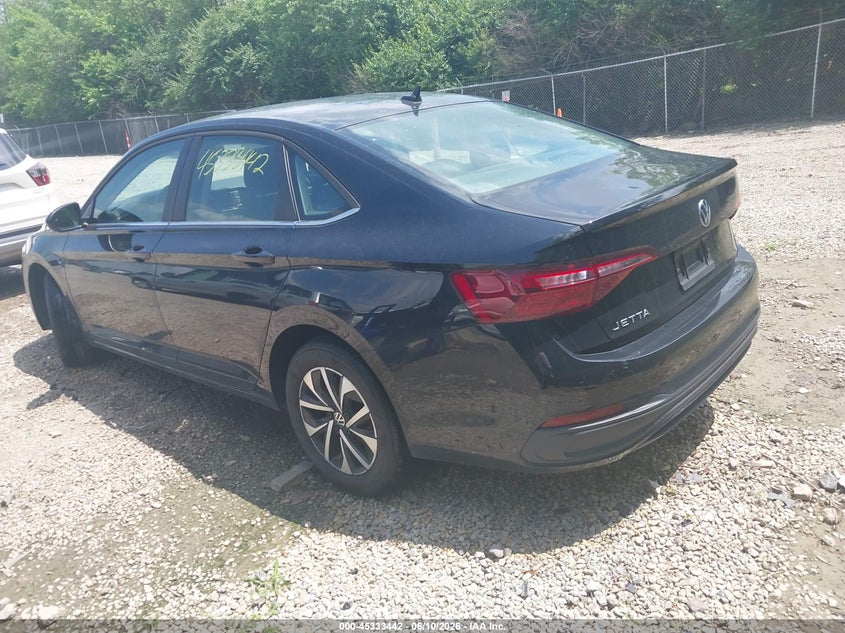 2024 Volkswagen Jetta VIN 3VW5M7BU4RM046800 IAAI salvage auction — HAIL, Salvage (Iowa), sold $10,300 on 2026-07-28 (photo 3)