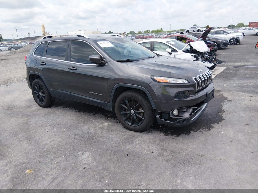 2015 Jeep Cherokee VIN 1C4PJMDS6FW704773 IAAI salvage auction — RIGHT FRONT, Salvage (Missouri), sold $1,100 on 2026-07-10 (photo 1)