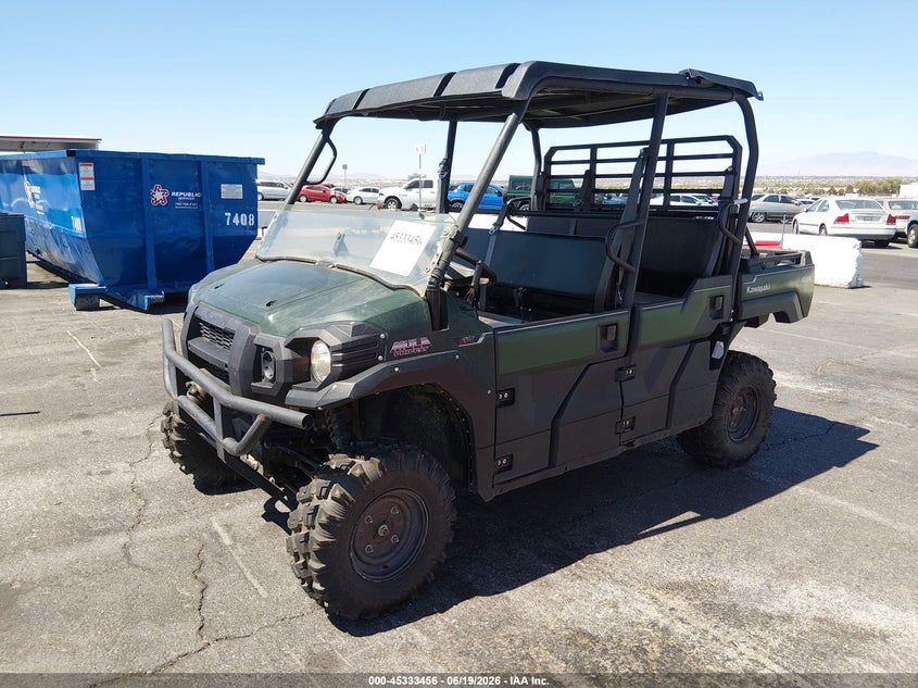 2016 Kawasaki VIN JKBAFSB15GB505380 IAAI salvage auction — FRONT END, Original (Texas), sold $3,650 on 2026-07-07 (photo 2)