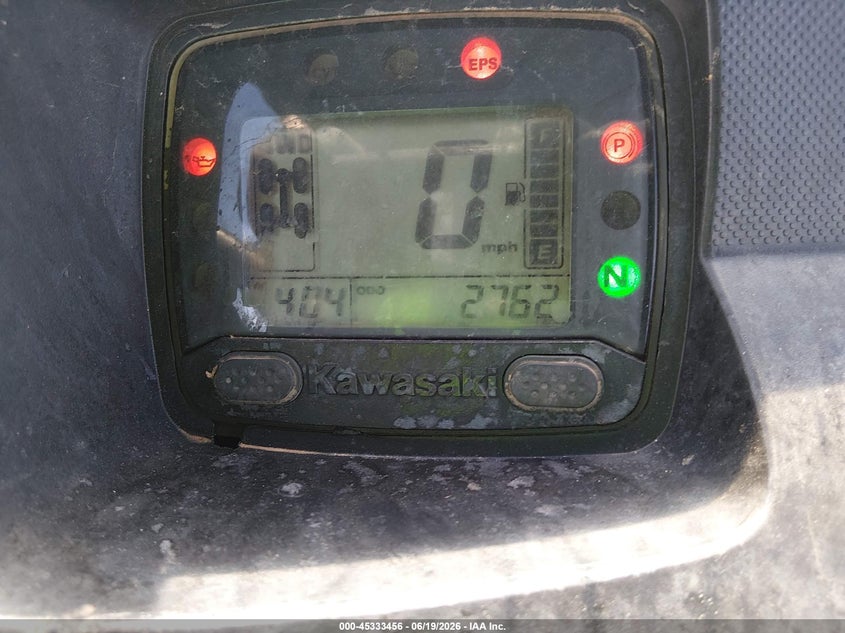 2016 Kawasaki VIN JKBAFSB15GB505380 IAAI salvage auction — FRONT END, Original (Texas), sold $3,650 on 2026-07-07 (photo 7)