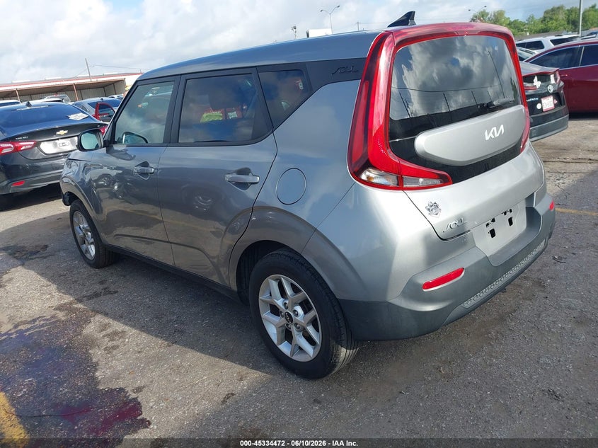 2022 Kia Soul VIN KNDJ23AU6N7808109 IAAI salvage auction — FRONT END, Salvage Title, sold $2,100 on 2026-08-02 (photo 3)