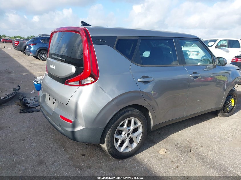 2022 Kia Soul VIN KNDJ23AU6N7808109 IAAI salvage auction — FRONT END, Salvage Title, sold $2,100 on 2026-08-02 (photo 4)