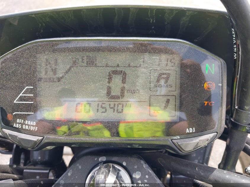 2025 Suzuki Dr-z VIN JS1ER11E3S7101257 IAAI salvage auction — LEFT FRONT, Salvage Title, sold $2,700 on 2026-07-15 (photo 7)