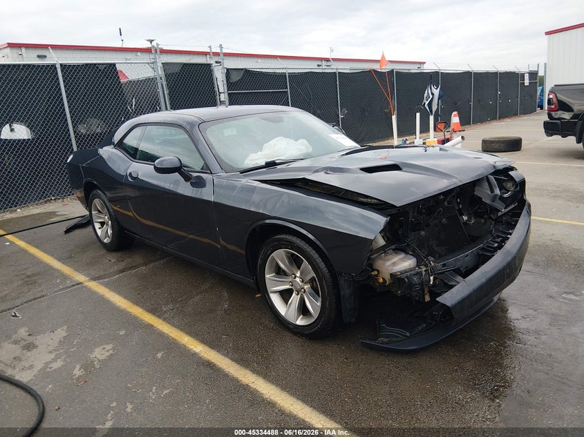 2016 Dodge Challenger VIN 2C3CDZAG0GH331107 IAAI salvage auction — FRONT END, Regular (South Dakota), sold $825 on 2026-07-26 (photo 1)
