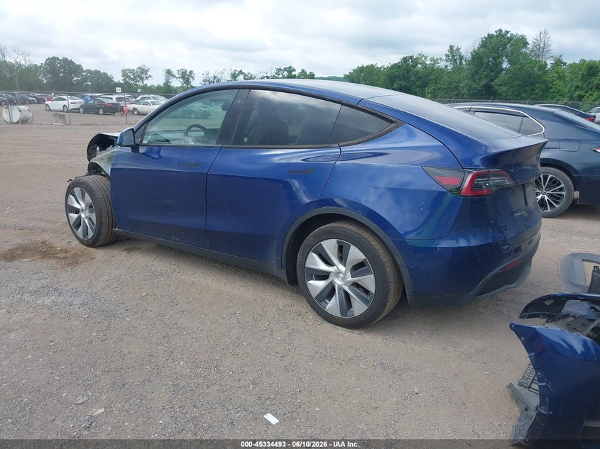 2020 Tesla Model y VIN 5YJYGDEE3LF021277 IAAI salvage auction — FRONT END, Salvage (Ohio), sold $8,200 on 2026-07-31 (photo 3)