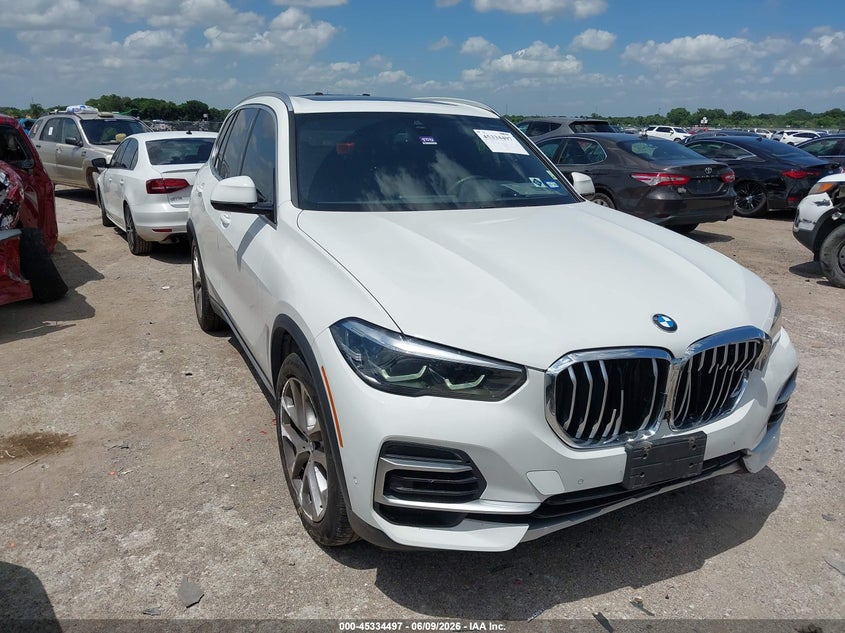 2022 BMW X5 VIN 5UXCR6C01N9L84650 IAAI salvage auction — FRONT & REAR, Salvage Title, sold $27,900 on 2026-07-07 (photo 1)