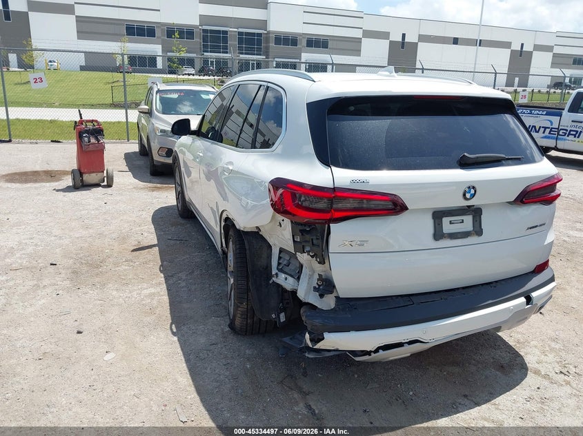 2022 BMW X5 VIN 5UXCR6C01N9L84650 IAAI salvage auction — FRONT & REAR, Salvage Title, sold $27,900 on 2026-07-07 (photo 3)