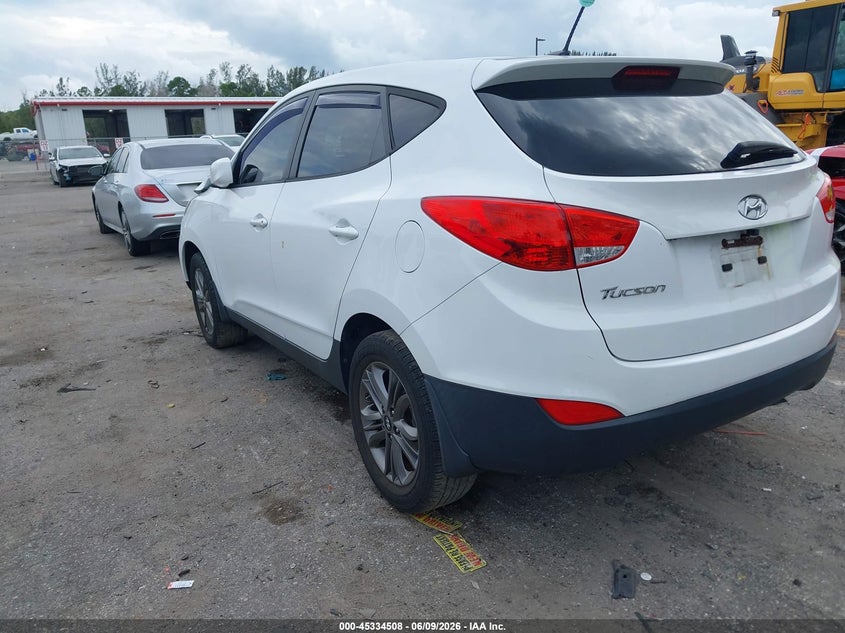 2014 Hyundai Tucson VIN KM8JT3AF4EU926901 IAAI salvage auction — FRONT END, Rebuildable (Florida), sold $1,500 on 2026-07-27 (photo 3)