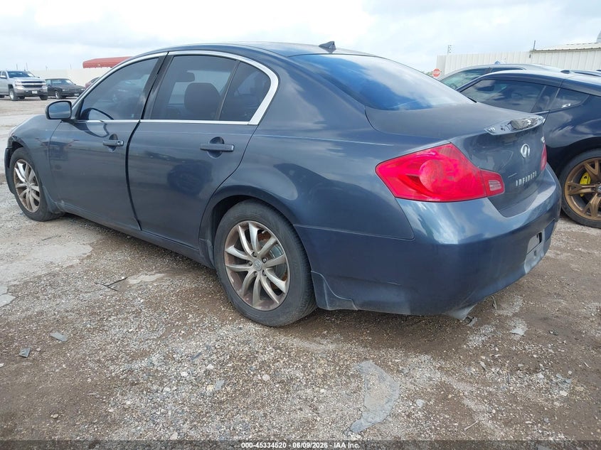 2008 Infiniti G VIN JNKBV61E28M223179 IAAI salvage auction — NORMAL WEAR, Original (Texas), sold $350 on 2026-07-06 (photo 3)