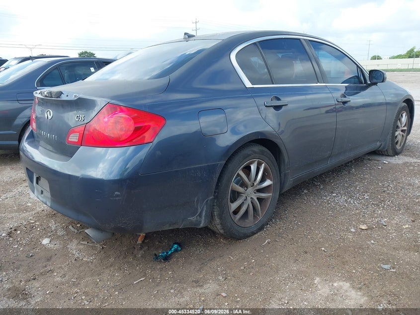 2008 Infiniti G VIN JNKBV61E28M223179 IAAI salvage auction — NORMAL WEAR, Original (Texas), sold $350 on 2026-07-06 (photo 4)
