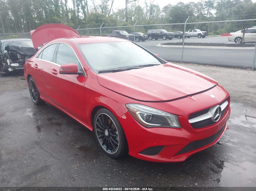 2014 Mercedes-benz Cla-klasse VIN WDDSJ4EB0EN152349 IAAI salvage auction — REAR END, Rebuildable (Florida), sold $4,600 on 2026-07-14 (photo 1)
