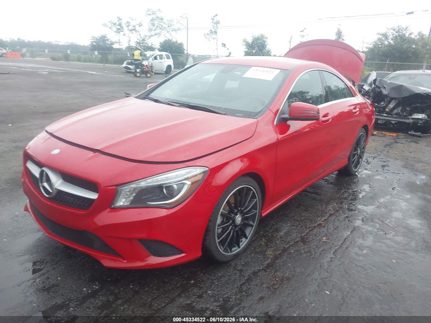 2014 Mercedes-benz Cla-klasse VIN WDDSJ4EB0EN152349 IAAI salvage auction — REAR END, Rebuildable (Florida), sold $4,600 on 2026-07-14 (photo 2)