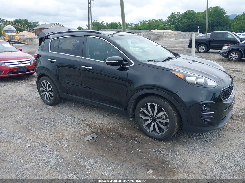 2019 Kia Sportage VIN KNDPN3AC2K7500648 IAAI salvage auction — REAR END, Salvage Title, sold $2,100 on 2026-07-17 (photo 1)