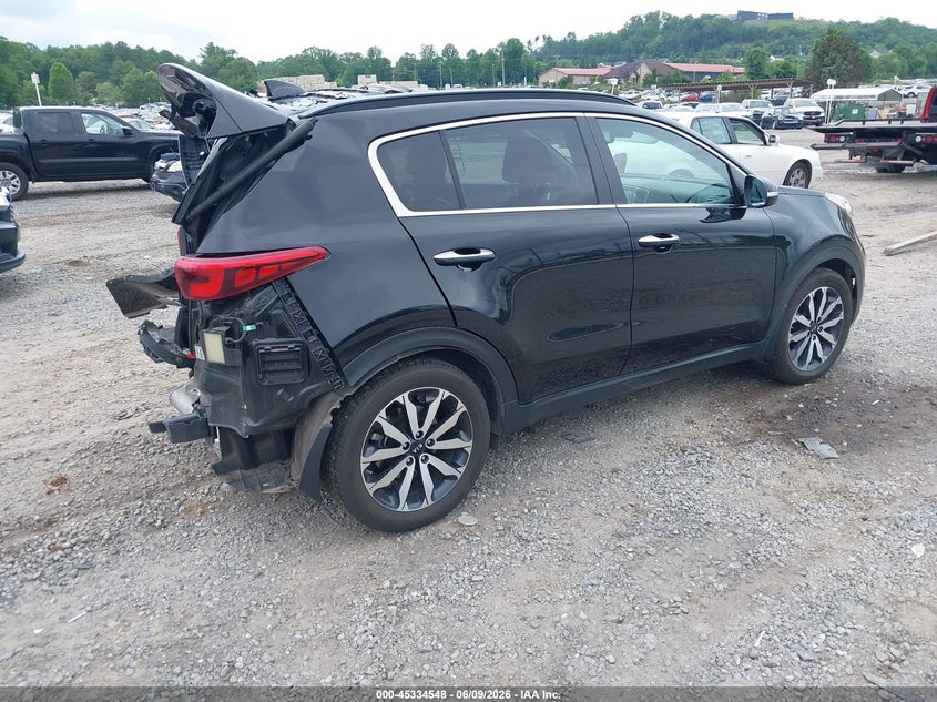 2019 Kia Sportage VIN KNDPN3AC2K7500648 IAAI salvage auction — REAR END, Salvage Title, sold $2,100 on 2026-07-17 (photo 4)